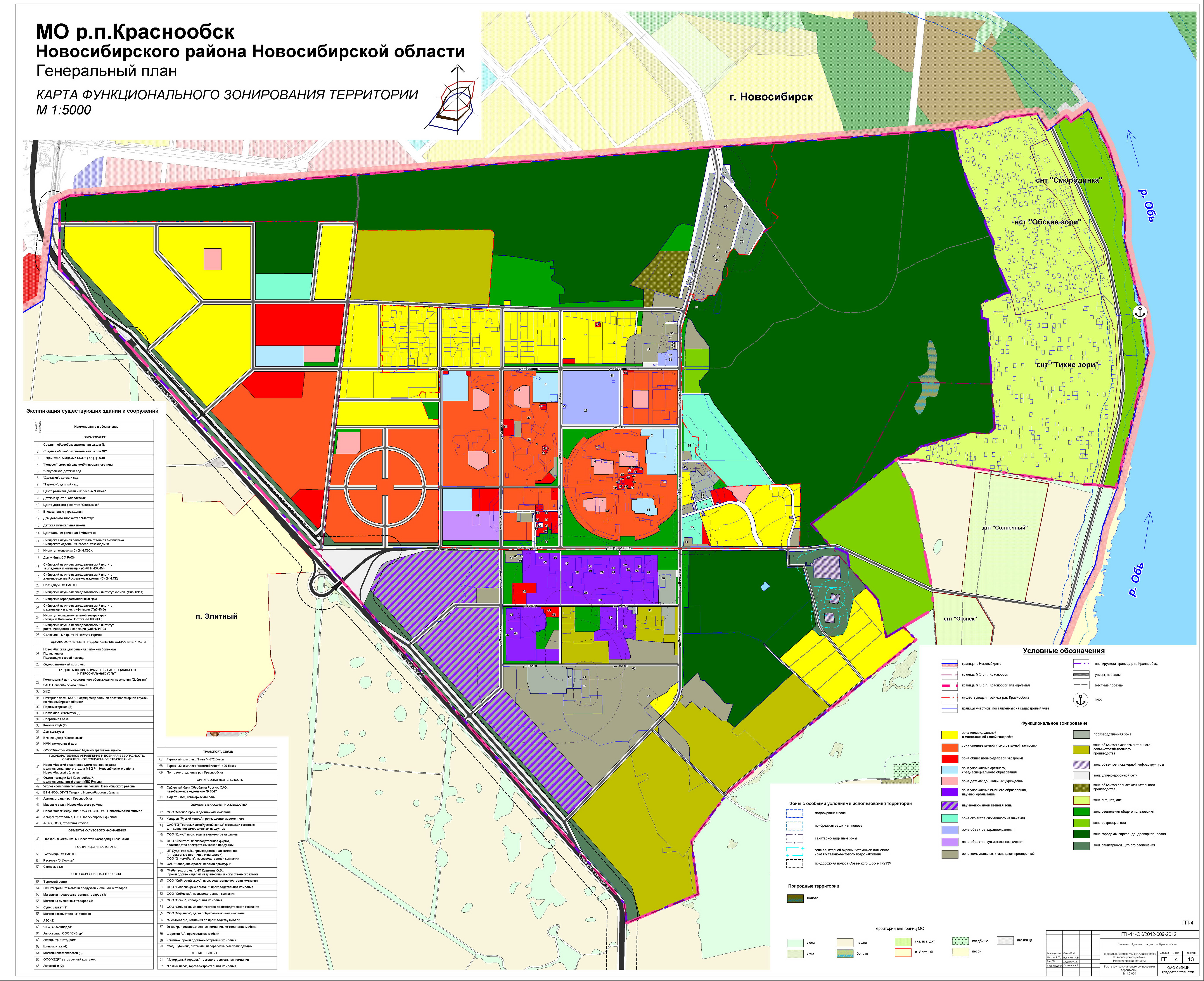 Зоны территории города. Генплан поселка Краснообск Новосибирск. Краснообск план застройки. Генплан застройки Краснообска. Градостроительный план Краснообск.